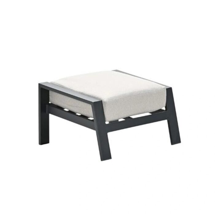 Garden impressions Lincoln Voetenbank Carbon Black – beige;grijs
