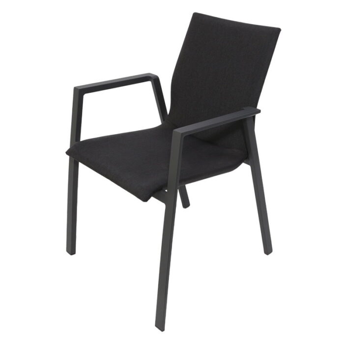 Oosterik home Genesee stapelstoel midnight grey – grijs