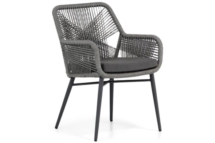 Lifestyle Advance dining tuinstoel antraciet – Grijs-antraciet