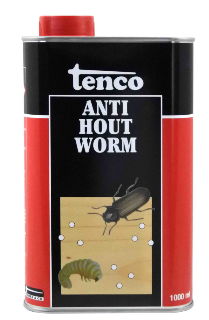 Tenco Anti-houtworm 1l verf/beits – transparant