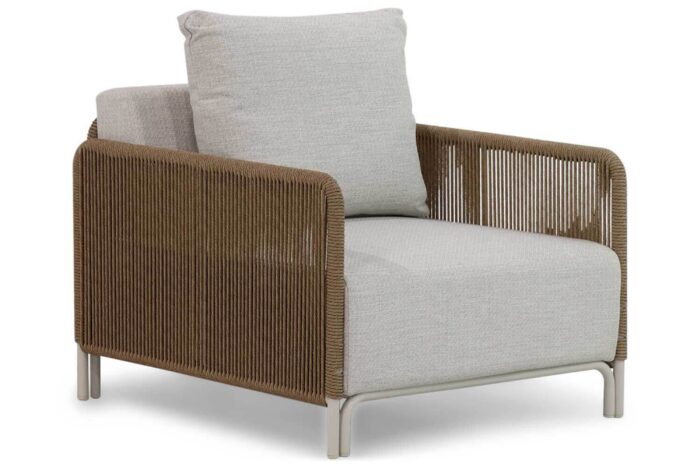 Coco Colorado lounge tuinstoel – Taupe-naturel-bruin