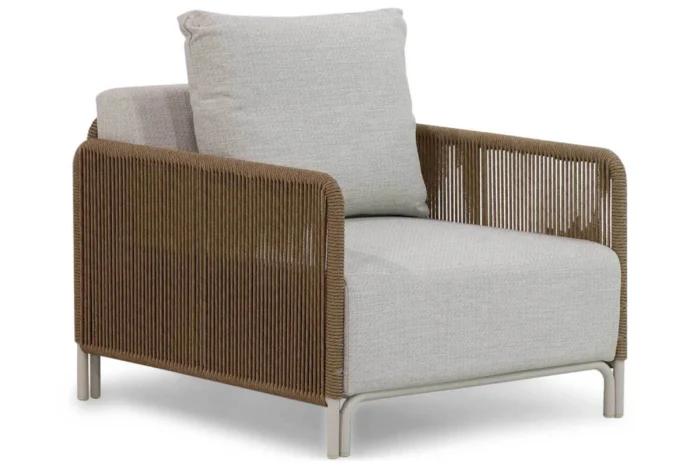 Coco Colorado lounge tuinstoel - Taupe-naturel-bruin