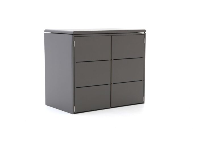 Kees Smit Collectie Kees Smit Brava Tuinkast container 134x81x117cm Laagste prijsgarantie! – Grijs