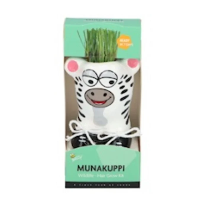 Buzzy Grow gifts kweekset munakuppi zebra