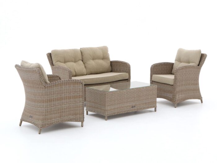 Intenso Furniture Intenso Leone/Milano stoel-bank loungeset 4-delig Laagste prijsgarantie! – Taupe