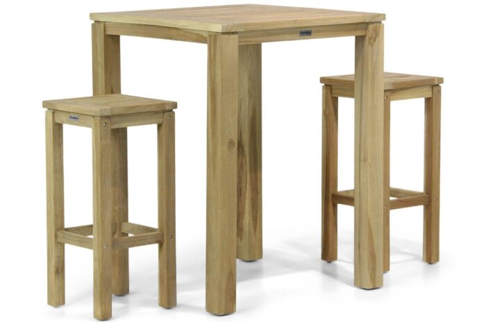 Garden Collections Brighton barset 3-delig – Old teak greywash