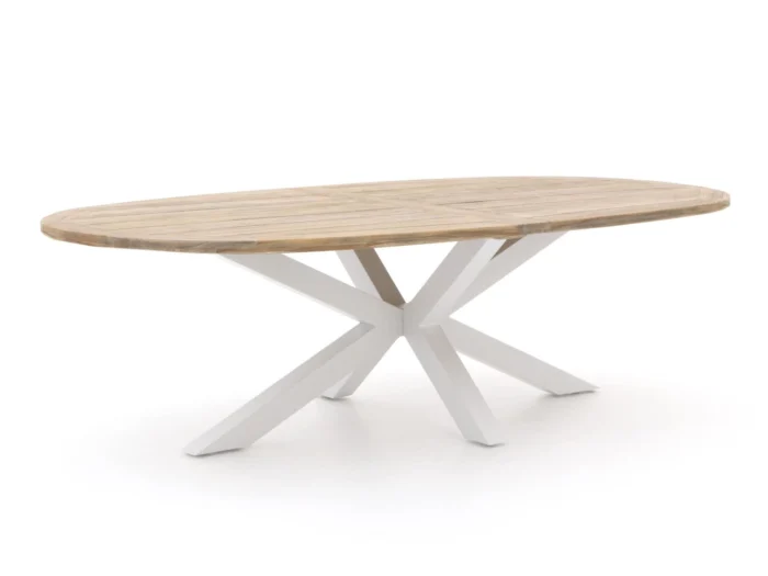 ROUGH Furniture ROUGH-Y Ellips dining tuintafel 280x130cm - Bruin