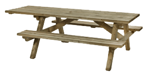 Talen buitenmeubelen Rolstoelpicknicktafel 230x160cm – groen