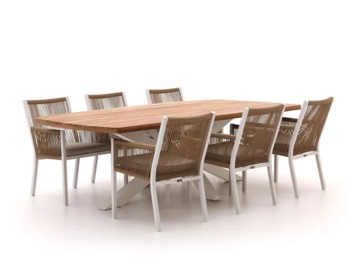 Manifesto Furniture Rivola/Induno Deens ovaal 240cm dining tuinset 7-delig