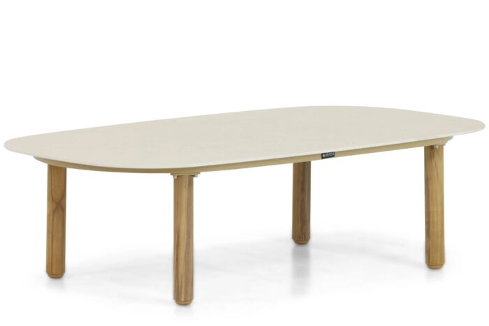 Lifestyle Garden Furniture Bloom lounge tuintafel 120 x 65 cm – Taupe-naturel-bruin