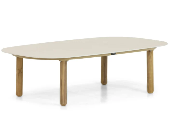 Lifestyle Garden Furniture Bloom lounge tuintafel 120 x 65 cm - Taupe-naturel-bruin