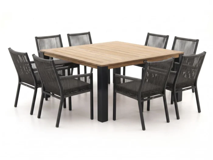 Manifesto Furniture Rivola/ROUGH-X 170cm dining tuinset 9-delig