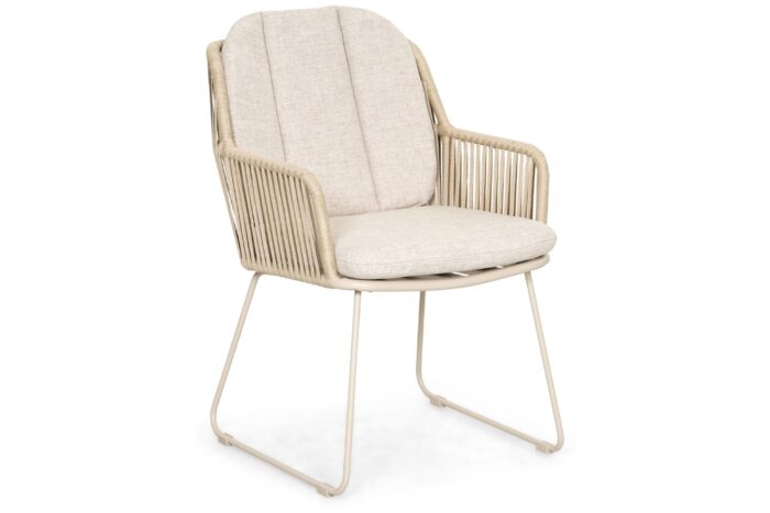 Domani Furniture Trivento dining tuinstoel – Zand/Beige