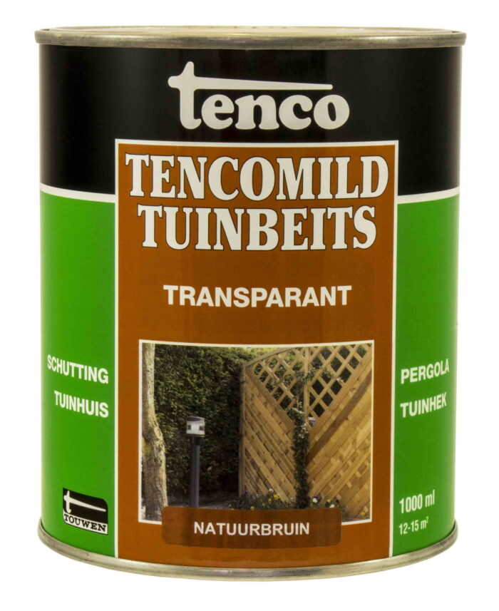 Tenco Transparant natuurbruin 1l tencomild verf/beits – bruin