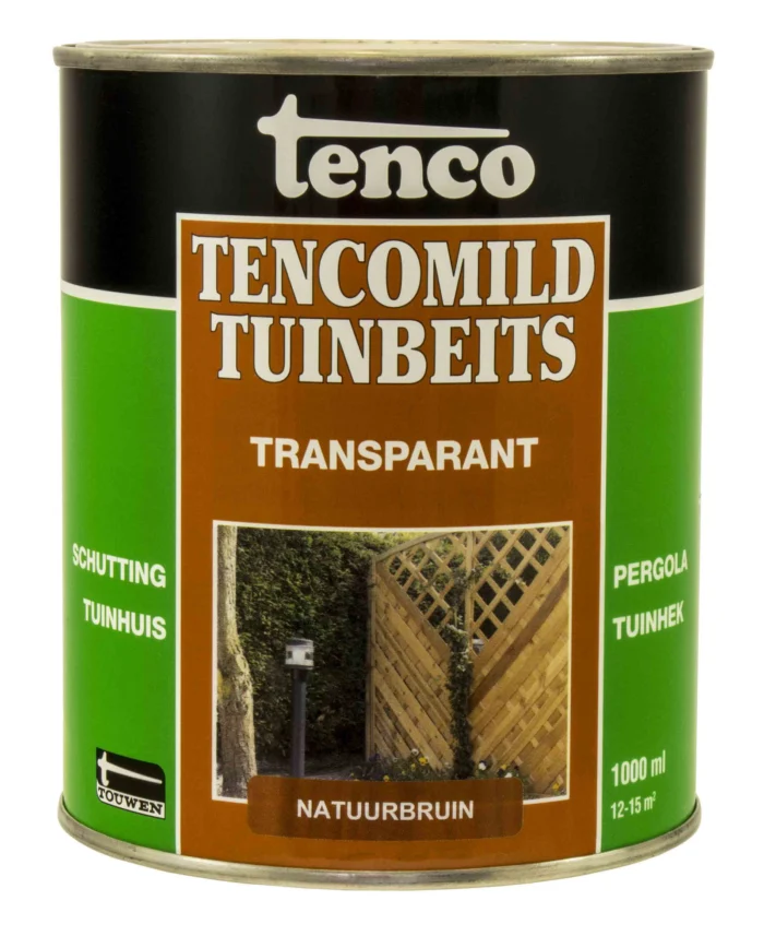 Tenco Transparant natuurbruin 1l tencomild verf/beits - bruin