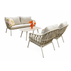 Warentuin Collection Outlet X: Tuinset Alban 4-Delige Loungeset
