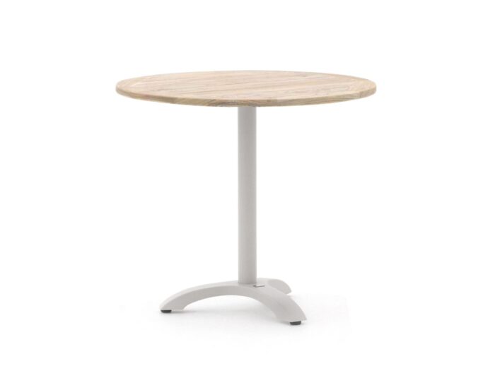 Bellagio tuinmeubelen Lisio tuintafel ø85cm (h:75cm) – Wit