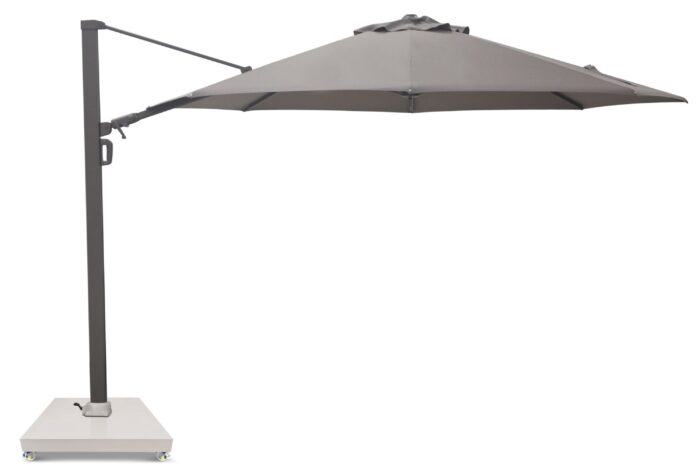 Camello Luna zweefparasol 3.5m S2 Excellent (excl. voet) – Taupe-naturel-bruin