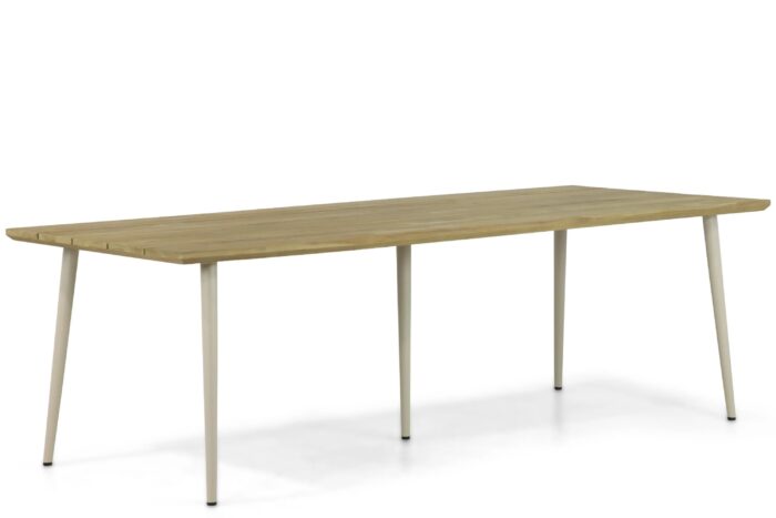 Lifestyle Garden Furniture Montana dining tuintafel 240 x 100 cm – Taupe-naturel-bruin