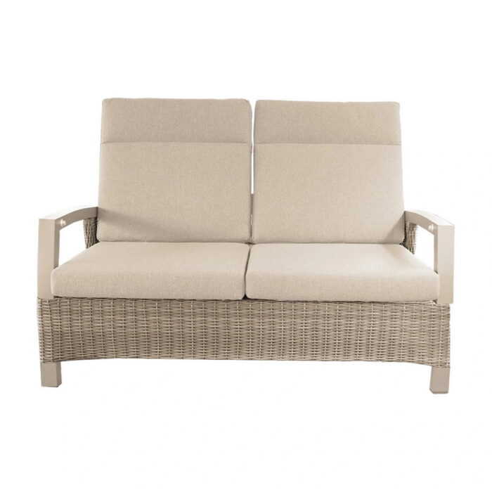 Buitengewoon de boet Barree 2zits Loungebank Latte – beige;bruin