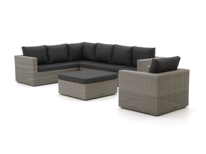 Intenso Furniture Intenso Carpino hoek loungeset 4-delig links Laagste prijsgarantie! – Grijs