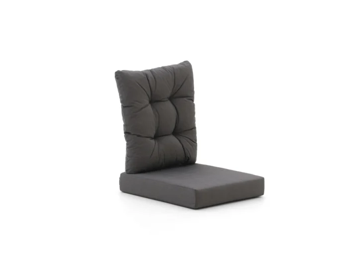 Intenso Furniture Mazzano kussens zit + rug t.b.v. lounge tuinstoel verstelbaar - Grijs