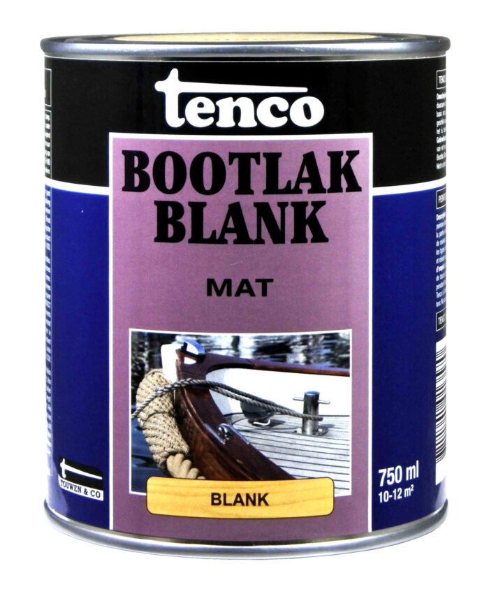 Tenco Bootlak blank mat 0,75l verf/beits – transparant
