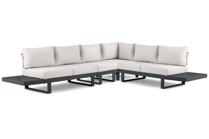 Lifestyle Garden Furniture Lorenzo hoek loungeset 6-delig – Grijs-antraciet