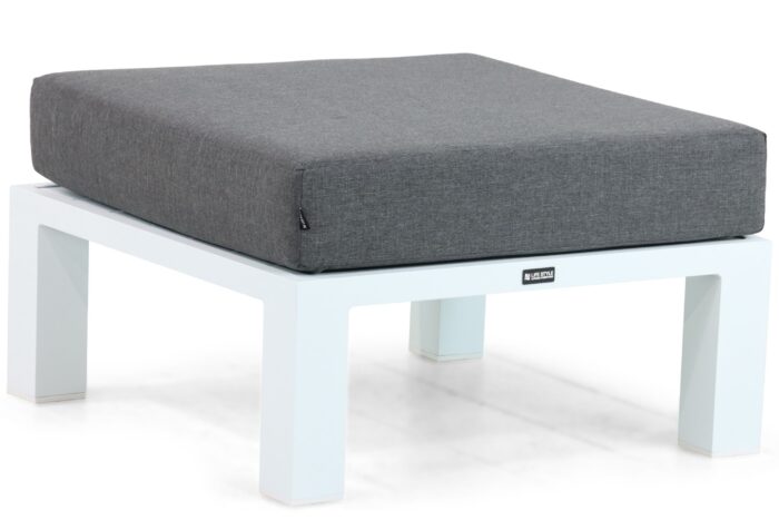 Lifestyle Garden Furniture Luca lounge voetenbank – Wit