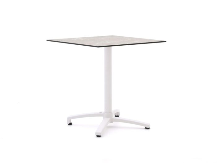 Bellagio tuinmeubelen Bellagio Canzo klaptafel 70x70x73cm Laagste prijsgarantie! – Wit