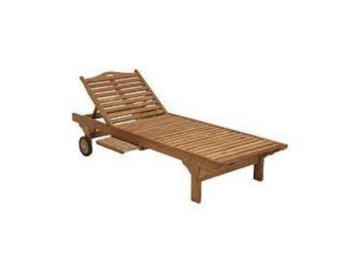 Own Mexico Ligbed Teak 187x70x32 cm – bruin