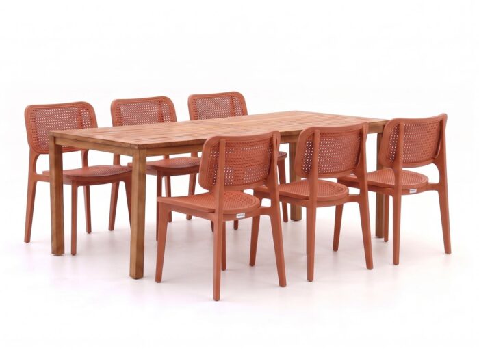 Forza Furniture Forza Xitta/Liverpool 210cm dining tuinset 7-delig Laagste prijsgarantie!