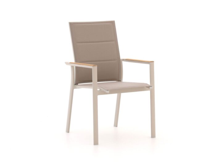 Bellagio tuinmeubelen Albinea dining tuinstoel stapelbaar – Taupe