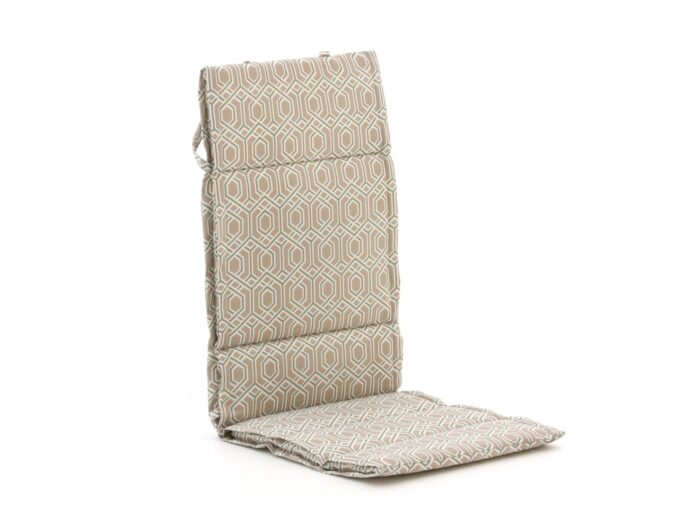 Madison Fiber tuinkussen hoog 125x50cm Laagste prijsgarantie! – Taupe
