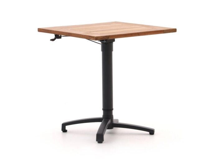 Bellagio tuinmeubelen Canzo klaptafel 70x70x75/110cm verstelbaar – Bruin