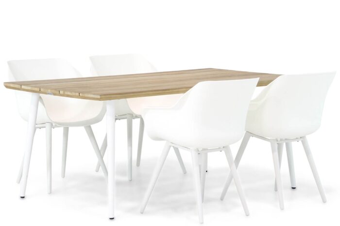 Hartman Sophie studio/Montana 180 cm dining tuinset 5-delig – Wit