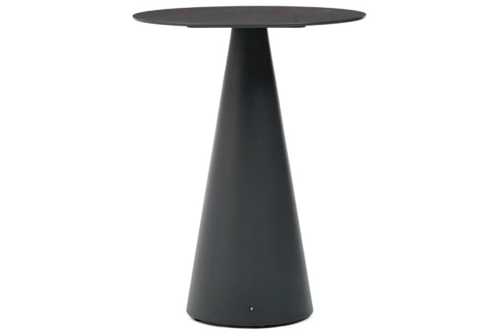 Santika Furniture Serino bartafel 80 cm – Grijs-antraciet