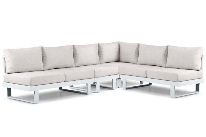 Lifestyle Garden Furniture Lorenzo hoek loungeset 4-delig – Wit