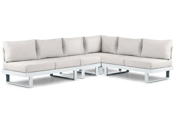 Lifestyle Garden Furniture Lorenzo hoek loungeset 4-delig - Wit