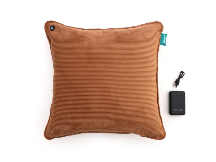 Qnuss Qord warmtekussen 45x45cm – Taupe