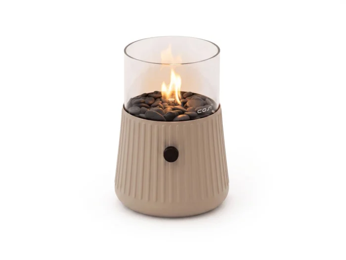Cosiscoop Bowie gaslantaarn ø22cm (h:28cm) - Taupe
