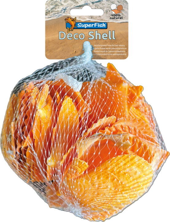 Superfish Deco schelp geel 200 gram