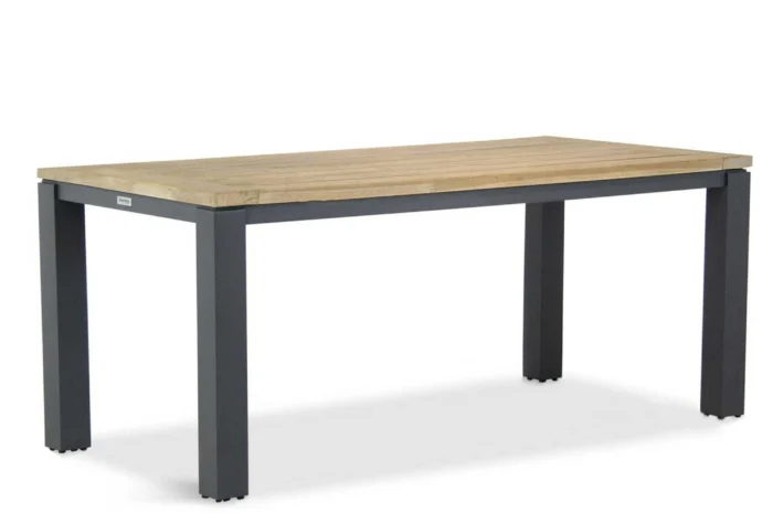 Lifestyle Garden Furniture Veneto dining tuintafel 180 x 90 cm - Grijs-antraciet