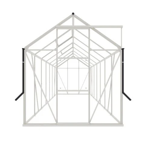 Royal well Tuinkas Kate V wit 3 mm veiligheidsglas