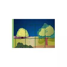 Giardino Gardenplast light 81cm x 10m ral 6005 groen