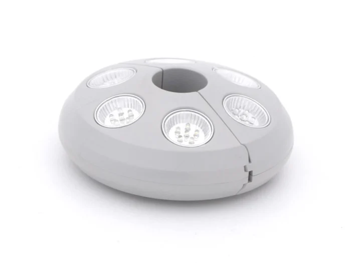 Shadowline 6-LED parasolverlichting - Grijs