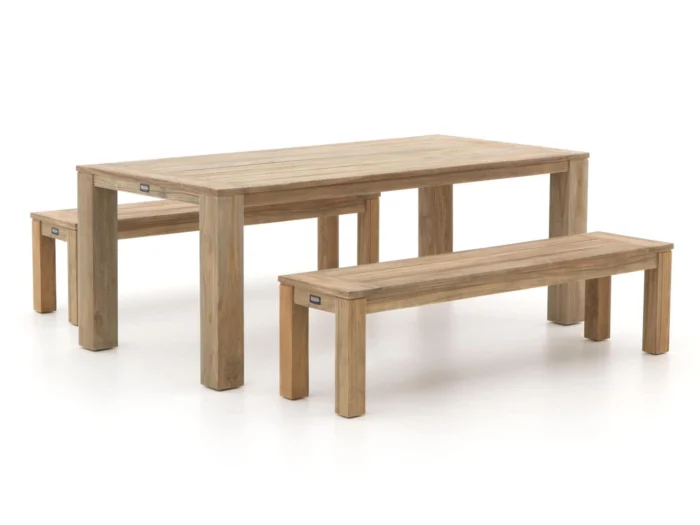 ROUGH Furniture ROUGH-X 200cm picknickset 3-delig - Bruin