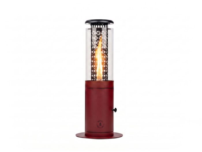 Monti HeatLine + 15% kassakorting | Ember pellet terrasverwarmer ø24cm (h: 58cm) – Rood