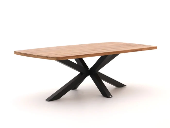 Bellagio tuinmeubelen Induno Deens Ovaal dining tuintafel 240x120cm - Bruin