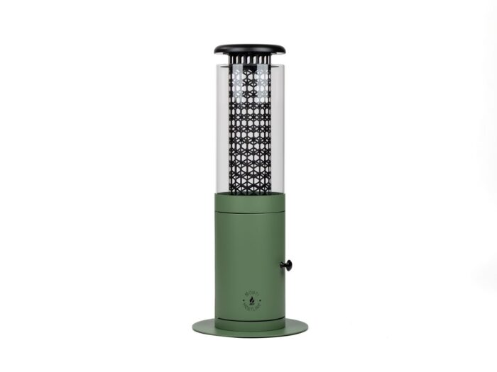 Monti HeatLine + 15% kassakorting | Ember pellet terrasverwarmer ø24cm (h: 58cm) – Groen